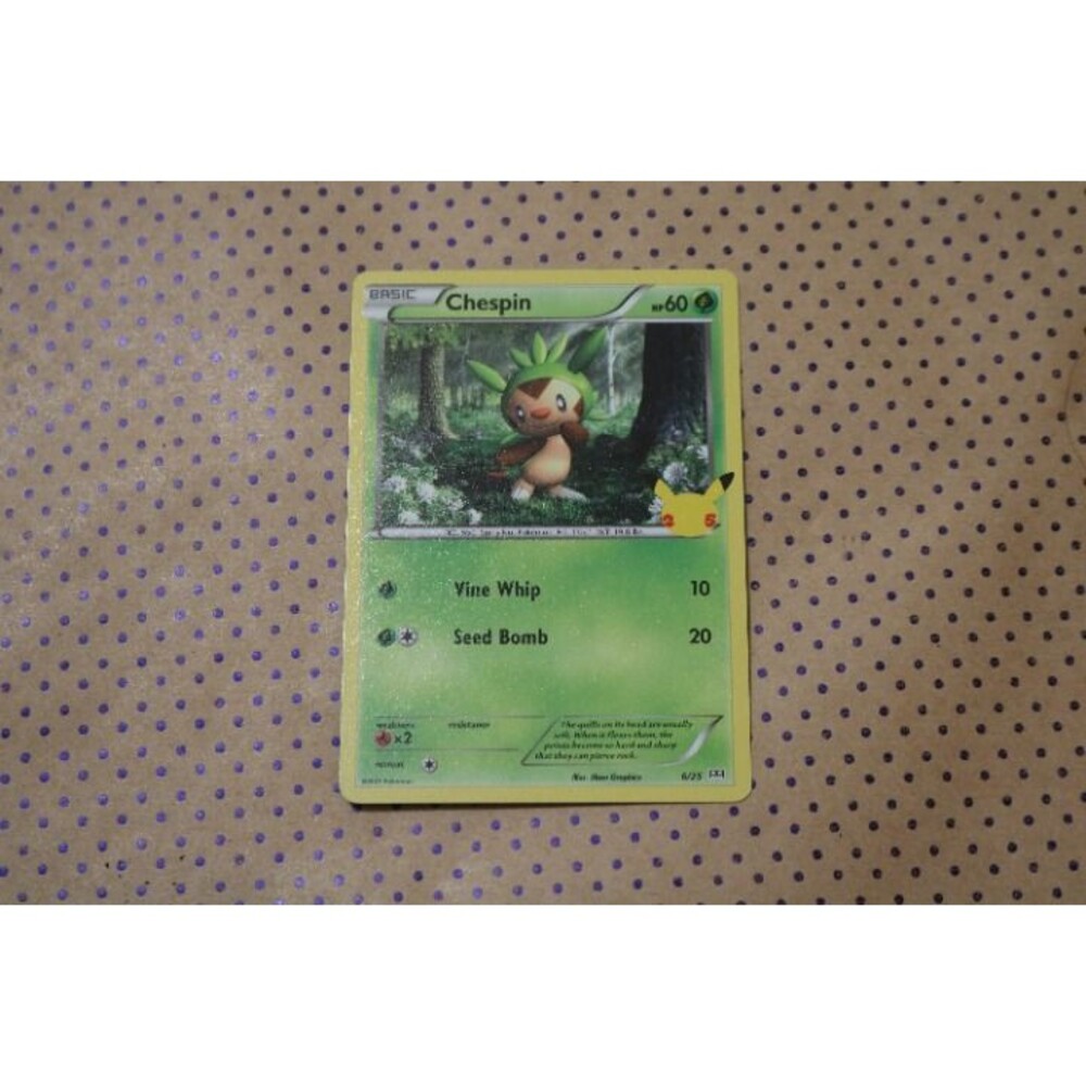 Chespin 6/25 Pokemon Card (2021)